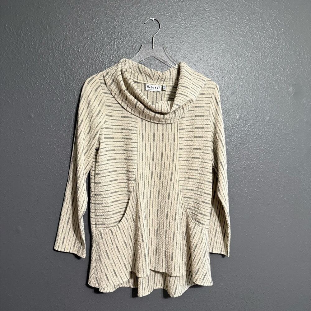 Habitat Printed Cowl Neck Tunic Size XS